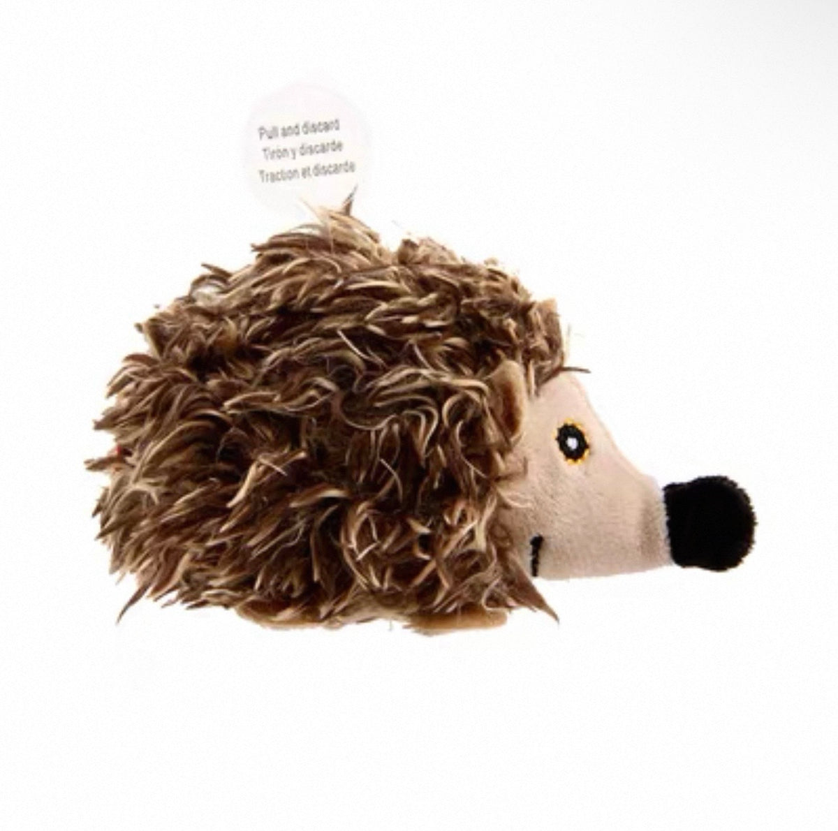 GiGwi Hedgehog sound-emitting plush cat toy