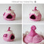 Original four-view pink flower fairy felt cat cave reference