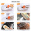 Steam Silicone Cat Grooming Brush usage steps