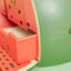 VETRESKA Fruity Kitty Kove Litter Box - Watermelon design pull-out litter drawer detail [Gallery: Watermelon]