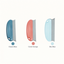 KIMPETS pet hair remover brush color variants detail image