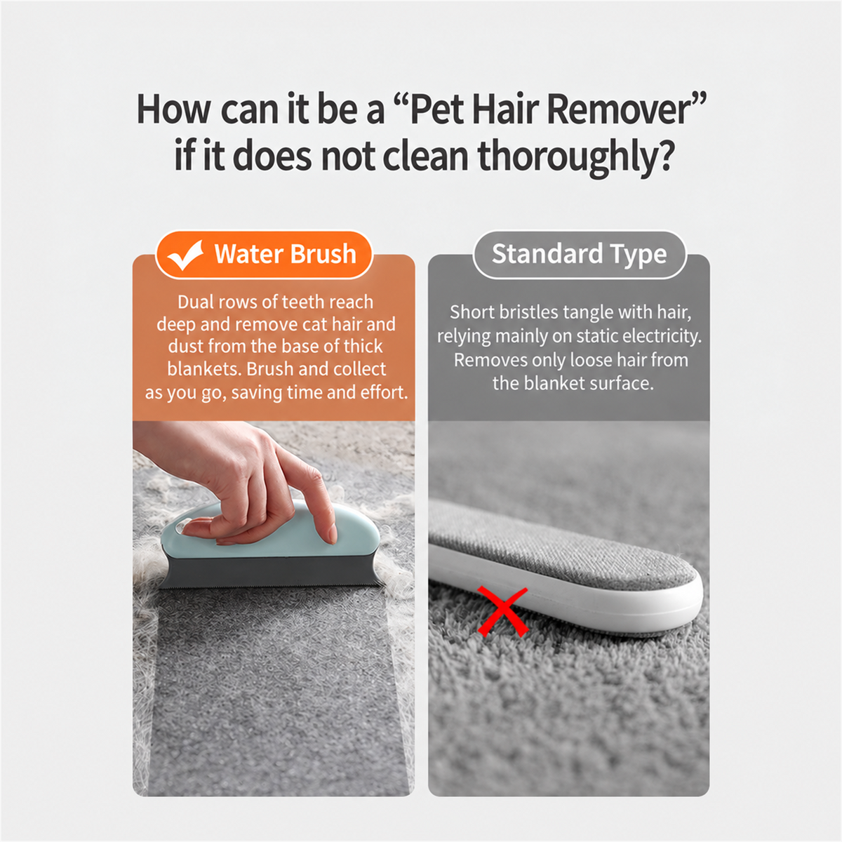 KIMPETS pet hair remover brush detail image 16