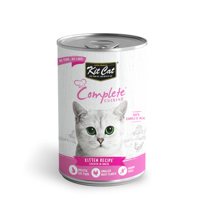 Kit Cat Complete Cuisine Chicken In Broth Kitten Recipe