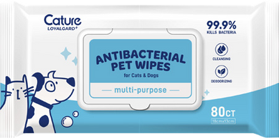 CATURE Antibacterial Pet Wipes（80s）