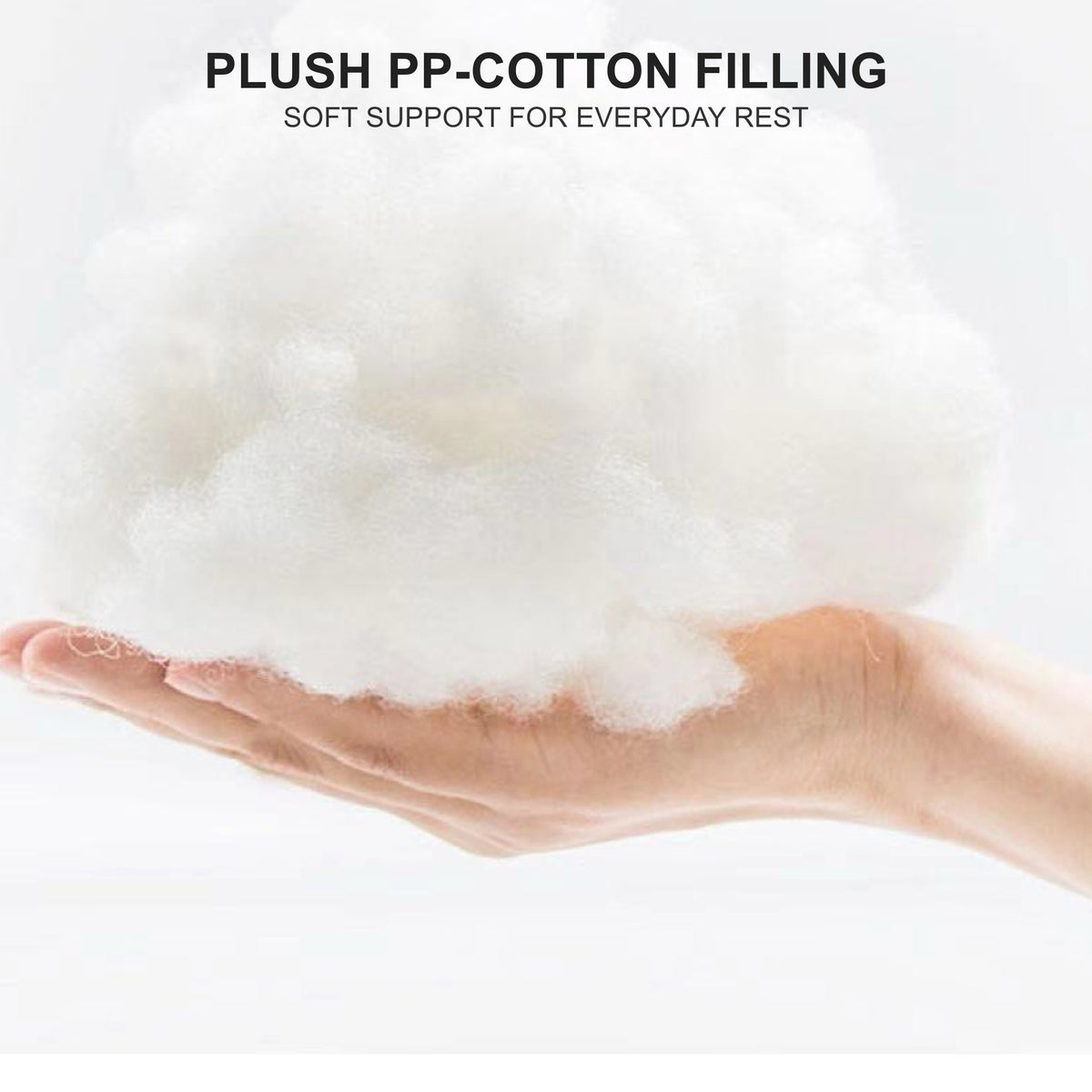 Plush PP-cotton filling for the Fukufuku Polar Bear Pet Sofa