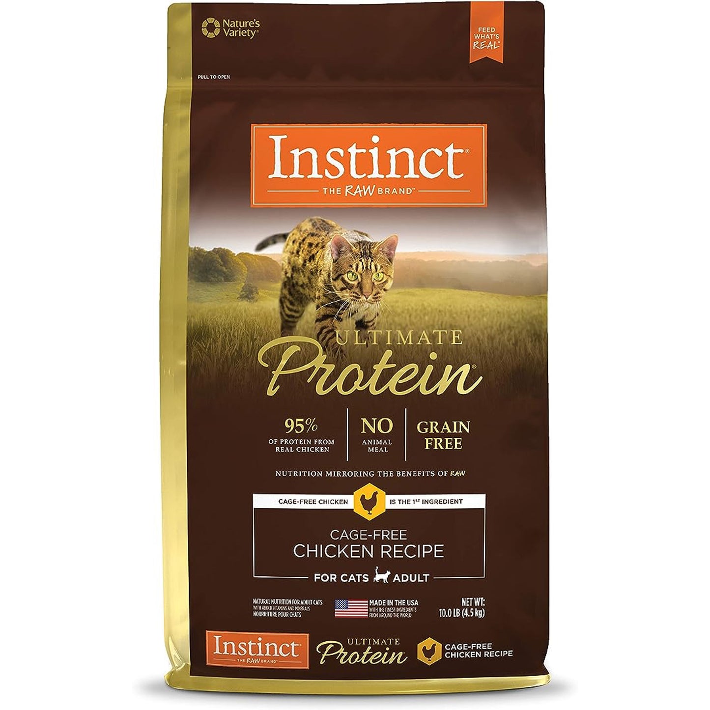 Instinct（百利）（百利）（百利） 猫粮 ULTIMATE PROTEIN CAGE-FREE 鸡肉 配方