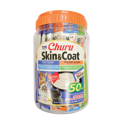 INABA Cat CHURU SKIN & COAT Skin & Coat Variety