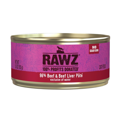 RAWZ® 996% BEEF & BEEF LIVER PATE CAT FOOD