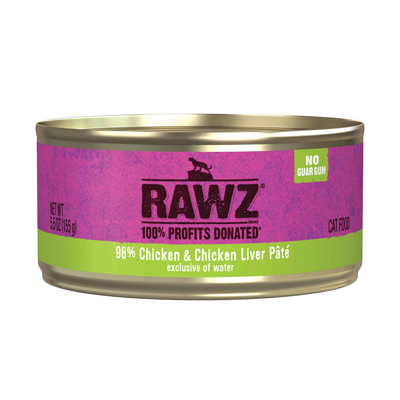 RAWZ® 96% CHICKEN & CHICKEN LIVER PATE CAT FOOD