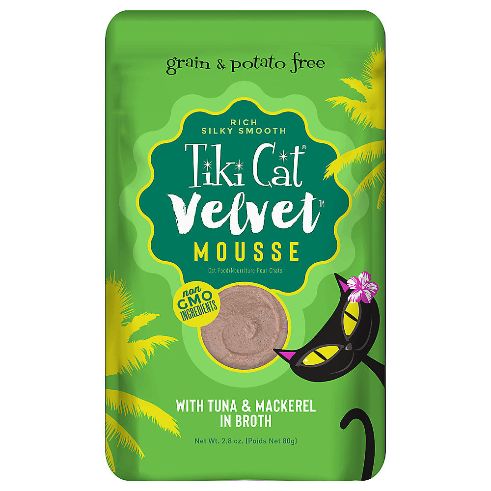 Tiki Cat® Velvet Mousse™ Tuna & Mackerel Wet Cat Food