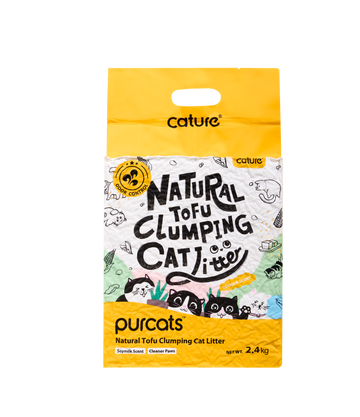 CATURE Milk Tofu Clumping Cat Litter 2.4 KG product image 1
