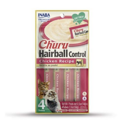 INABA Cat  CHURU HAIRBALL CONTROL Chicken Recipe