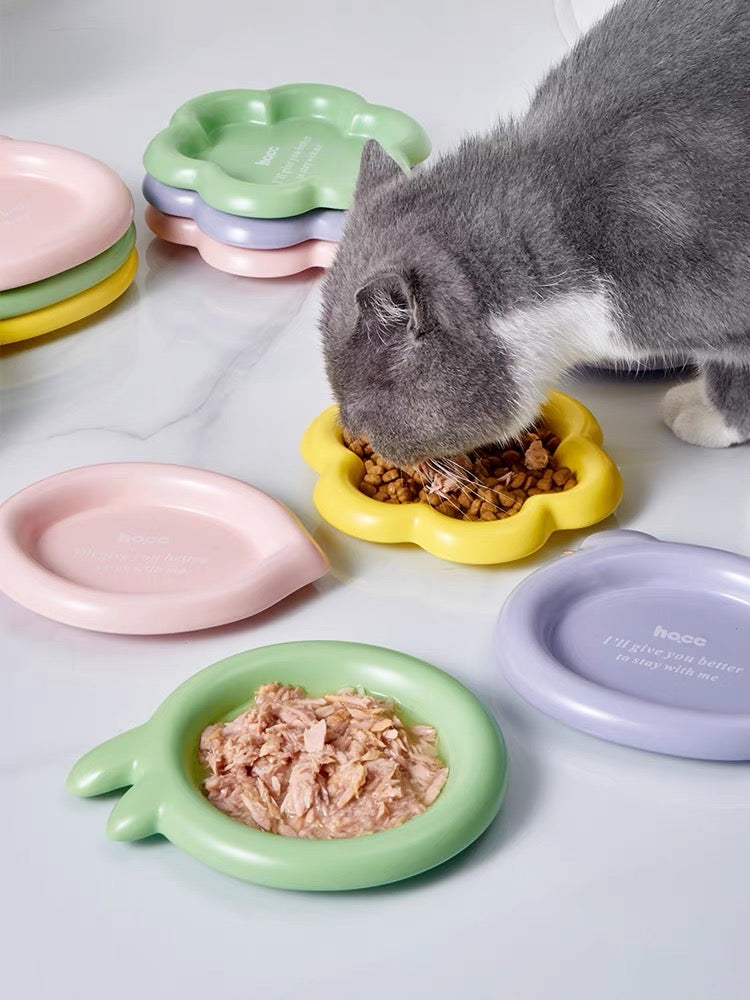 Colorful Ceramic Pet Plates
