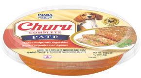 INABA INABA DOG Churu COMPLETE PATE (Chicken/Veg) - 120 g 1 Pack (120 g) current Canpet package