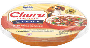 INABA INABA DOG Churu COMPLETE GRAVY (Chicken/Veg) - 120 g 1 Pack (120 g) current Canpet package