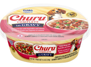 INABA INABA DOG Churu COMPLETE GRAVY (Chic/Veg & Salmon) - 270 g 1 Pack (270 g) current Canpet package