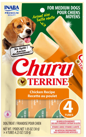 INABA INABA Churu TERRINE MEDIUM DOG (Chicken) 1 Pack (120 g) current Canpet package