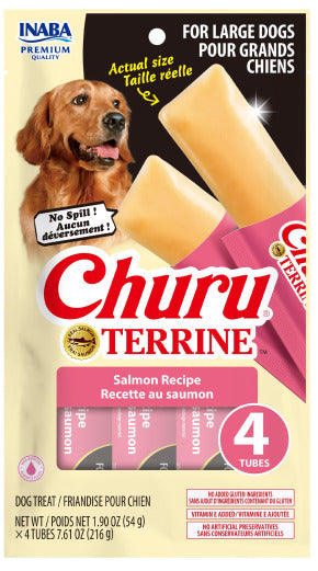 INABA INABA Churu TERRINE MEDIUM DOG (Salmon) 1 Pack (120 g) current Canpet package
