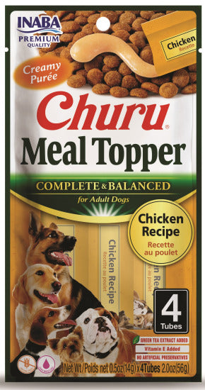 INABA INABA DOG Churu MEAL TOPPER (Chicken) 1 Pack (56 g) current Canpet package