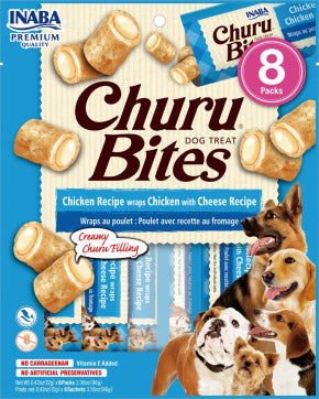 INABA INABA DOG Churu BITES (Chicken with Cheese) 1 Pack (96 g) current Canpet package