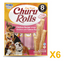 INABA INABA DOG Churu ROLLS (Chicken with Salmon) 6 Pack (6 × 96 g) X6 quantity-marked product image
