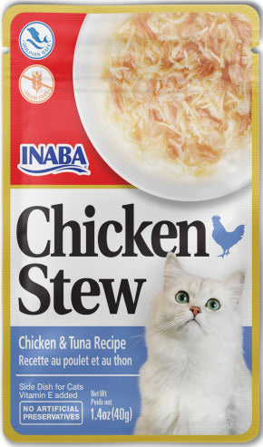 INABA INABA CAT Chicken STEW (Chicken & Tuna) 1 Pack (40 g) current Canpet package