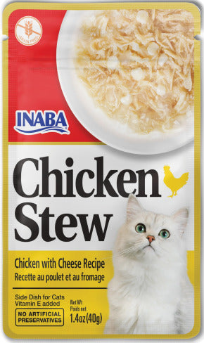 INABA INABA CAT Chicken STEW (Chicken with Cheese) 1 Pack (40 g) current Canpet package