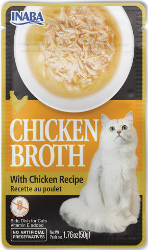 INABA INABA CAT Chicken BROTH (Chicken) 1 Pack (50 g) current Canpet package