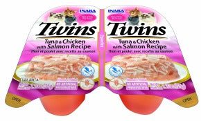 INABA INABA CAT Twin CUPS (Tuna & Chicken with Salmon) 1 Pack (70 g) current Canpet package