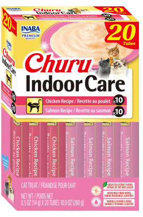 INABA INABA CAT Churu INDOOR CARE 20 PACK (Chicken & Salmon) 1 Pack (280 g) current Canpet package