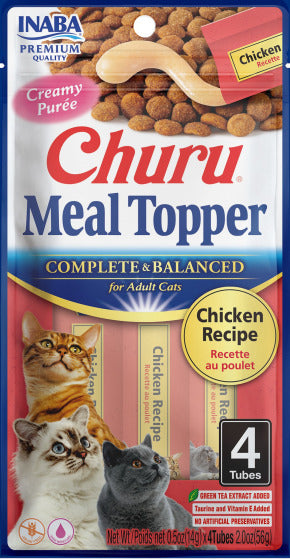INABA INABA CAT Churu MEAL TOPPER (Chicken) 1 Pack (56 g) current Canpet package