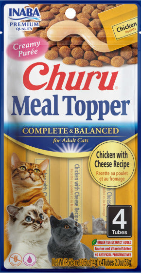 INABA INABA CAT Churu MEAL TOPPER (Chicken with Cheese) 1 Pack (56 g) current Canpet package