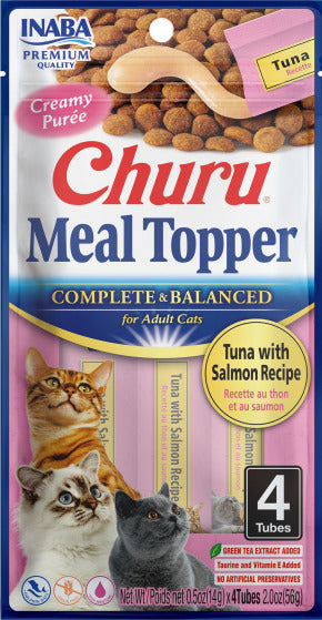 INABA INABA CAT Churu MEAL TOPPER (Tuna with Salmon) 1 Pack (56 g) current Canpet package