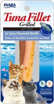 INABA INABA CAT GRILLED FILLETS (Tuna in Tuna Broth) 1 Pack (1 Fillet) current Canpet package