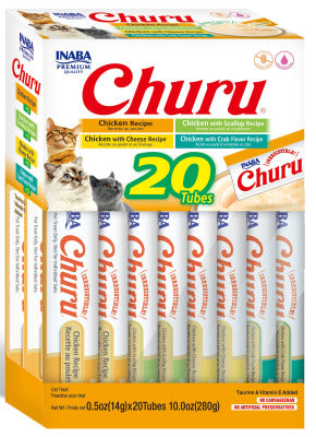 INABA INABA CAT Churu Purees 20 PACK (Chicken) 1 Pack (280 g) current Canpet package