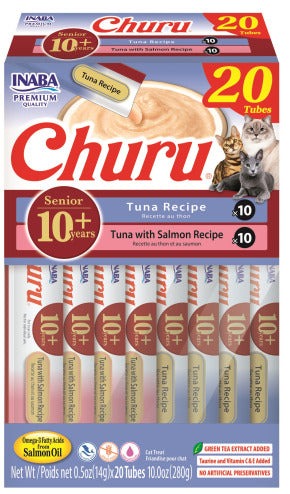 INABA INABA CAT Churu SENIOR 10+ 20 PACK (Tuna) 1 Pack (280 g) current Canpet package