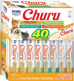 INABA INABA CAT Churu Purees 40 PACK (Chicken) 1 Pack (560 g) current Canpet package