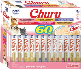 INABA INABA CAT Churu Purees 60 PACK (Tuna) 1 Pack (840 g) current Canpet package