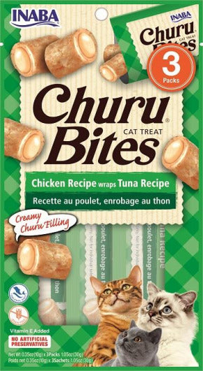 INABA INABA CAT Churu BITES (Tuna) 1 Pack (30 g) current Canpet package