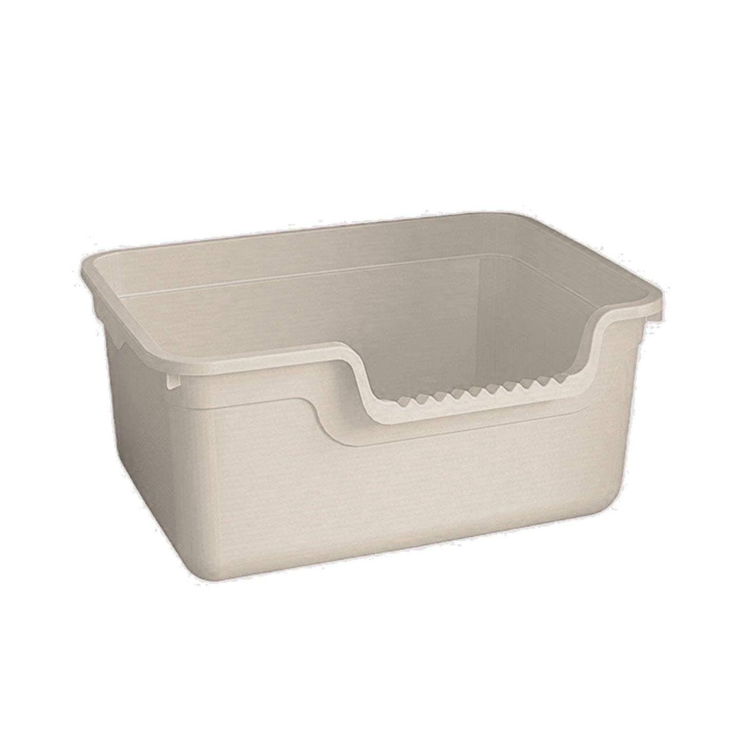 48.5 cm Large Air Gray open anti-splash cat litter box SKU image [Gallery: Large / Air Gray]
