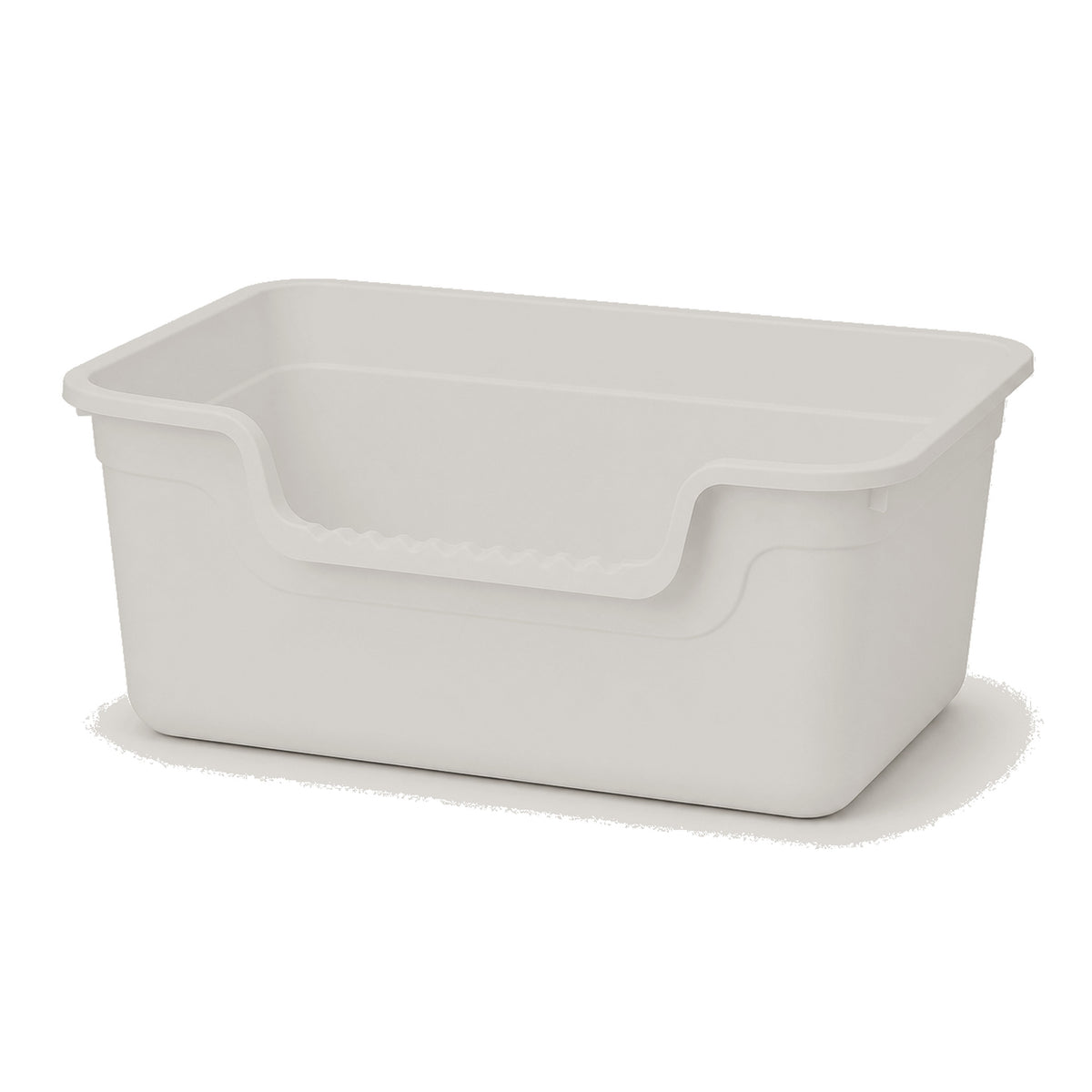 58 cm Extra-Large Air Gray open anti-splash cat litter box SKU image [Gallery: Extra-Large / Air Gray]