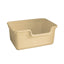 48.5 cm Large Khaki open anti-splash cat litter box SKU image [Gallery: Large / Khaki]