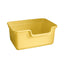 48.5 cm Large Lemon Yellow open anti-splash cat litter box SKU image [Gallery: Large / Lemon Yellow]