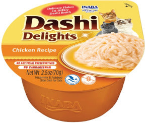 INABA INABA CAT DASHI DELIGHTS (Chicken) 1 Pack (70 g) current Canpet package