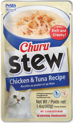INABA INABA CAT Churu STEW (Chicken & Tuna) 1 Pack (40 g) current Canpet package