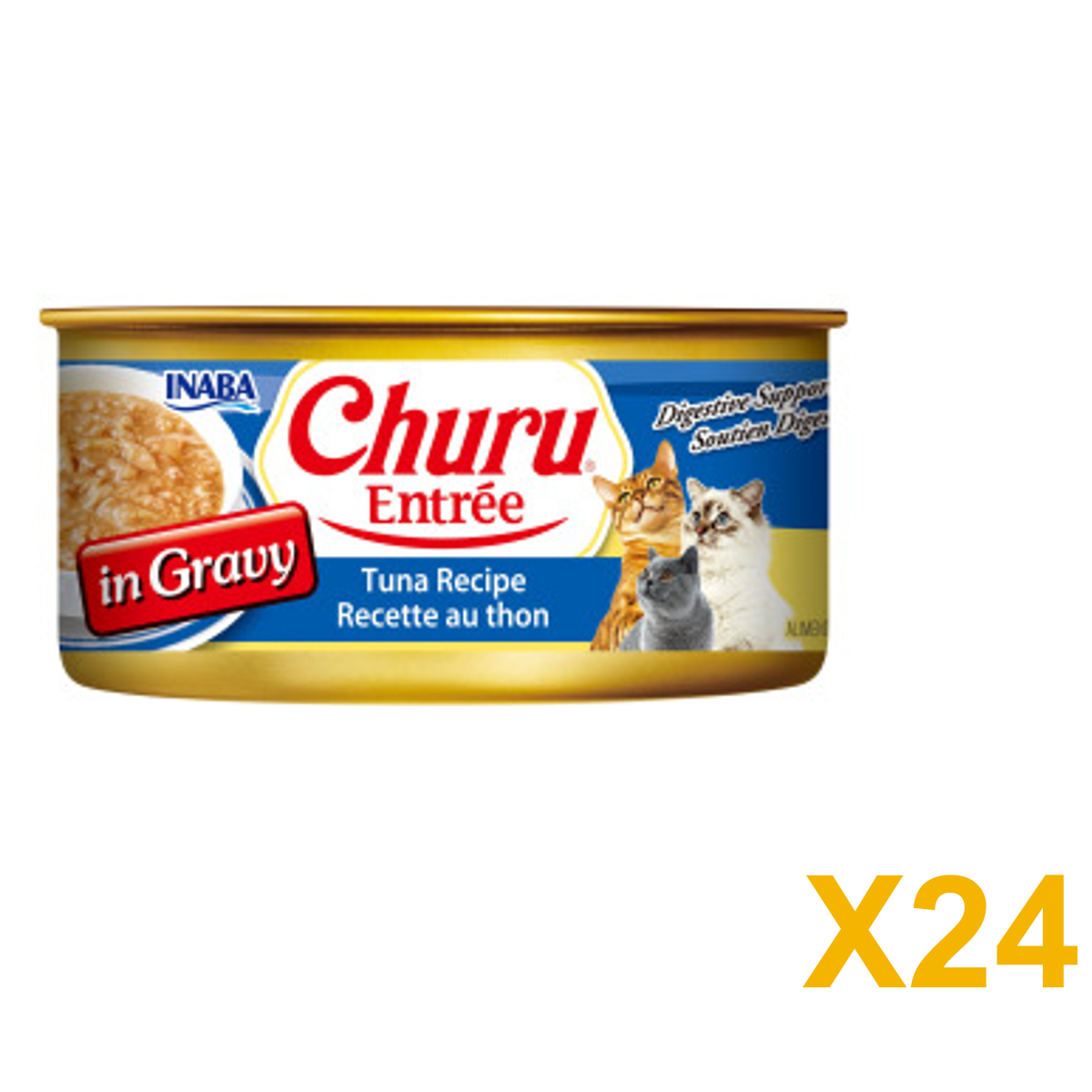 INABA INABA CAT Churu ENTREE GRAVY (Tuna) - 156 g 24 Pack (24 × 156 g) X24 quantity-marked product image