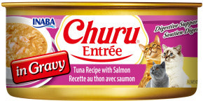 INABA INABA CAT Churu ENTREE GRAVY (Tuna & Salmon) - 156 g 1 Pack (156 g) current Canpet package