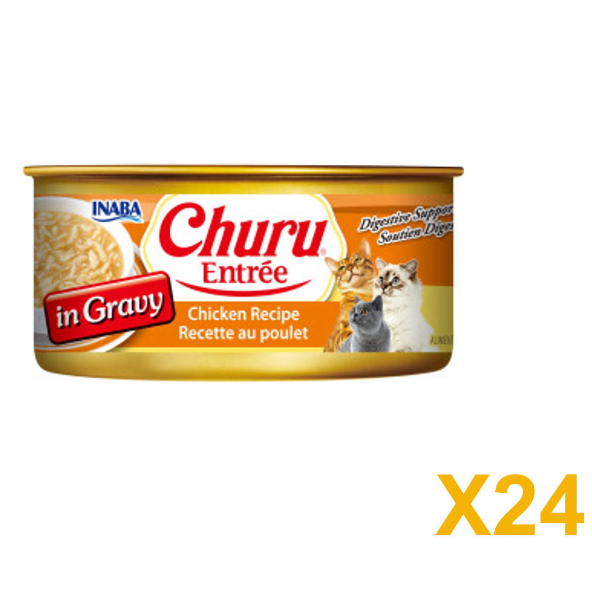 INABA INABA CAT Churu ENTREE GRAVY (Chicken) - 156 g 24 Pack (24 × 156 g) X24 quantity-marked product image