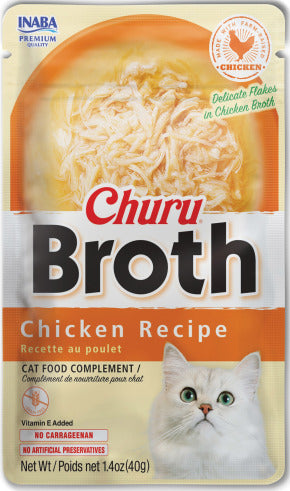 INABA INABA CAT Churu BROTH (Chicken) 1 Pack (40 g) current Canpet package