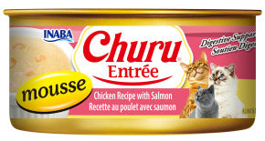 INABA INABA CAT Churu ENTREE MOUSSE (Chicken & Salmon) - 156 g 1 Pack (156 g) current Canpet package